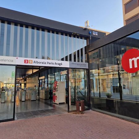 הוילה Casa 12 Pax Metro Alboraya Valencia מראה חיצוני תמונה
