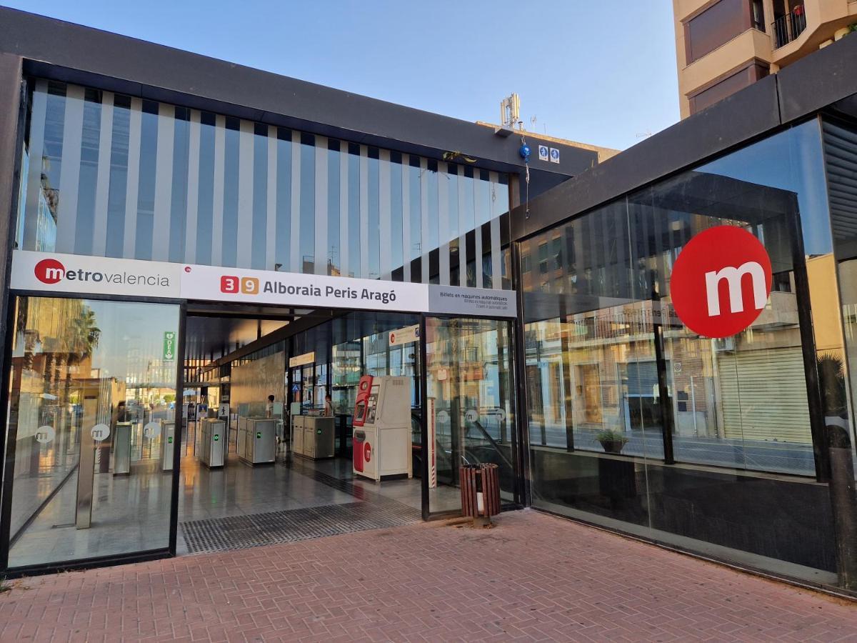 הוילה Casa 12 Pax Metro Alboraya Valencia מראה חיצוני תמונה