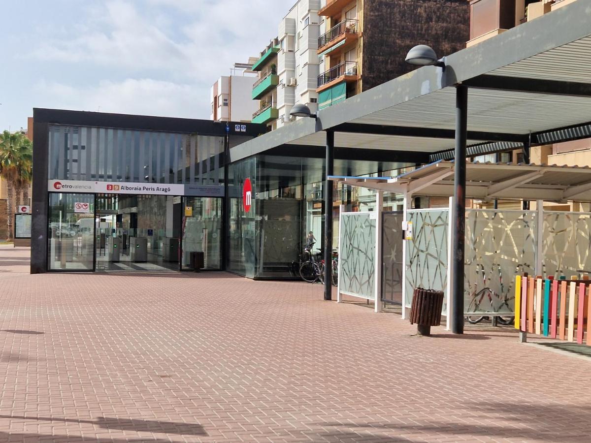 הוילה Casa 12 Pax Metro Alboraya Valencia מראה חיצוני תמונה